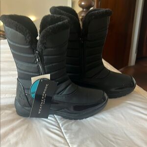 Weatherproof Black Winter & Rain Boots